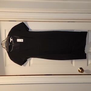 NWT Black Stretch Wool Banana Republic Suit Dress